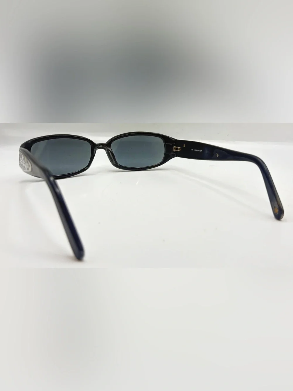 Liz Claiborne L509S Black Oval Sunglasses Frames Only - Picture 5 of 8